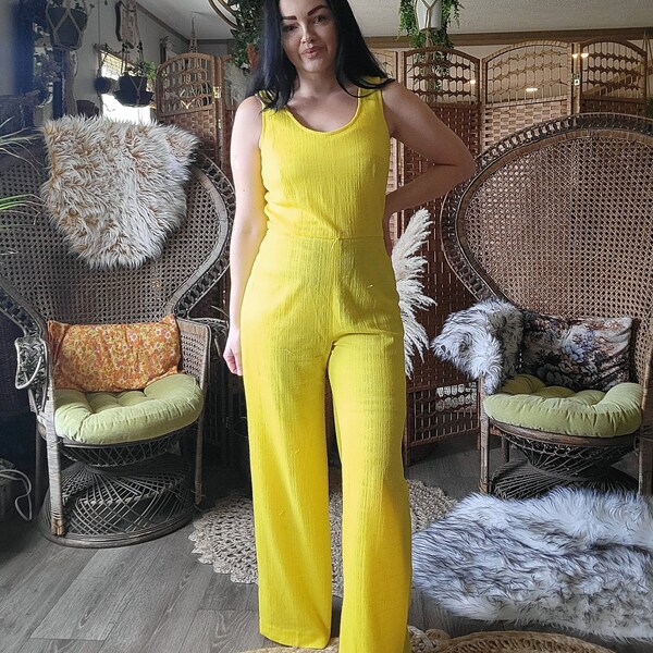 Bell Bottom Jumpsuit Etsy