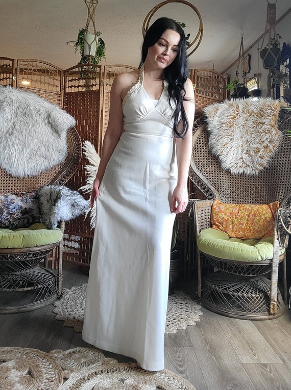 Vintage Off white prom bridesmaids formal spring d