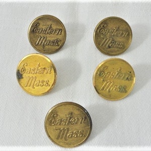 These are original 5/8" old Union Pacific uniform buttons