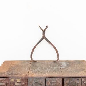 Rustic Ice Tongs Vintage Cast Iron Wall Decor