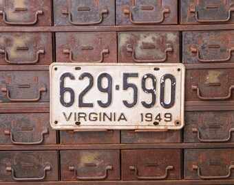1949 License Plate | Etsy