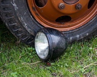 Automobile Headlight Vintage Car Light