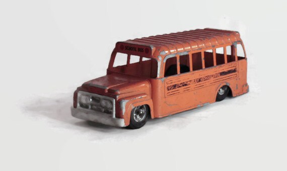 metal toy bus