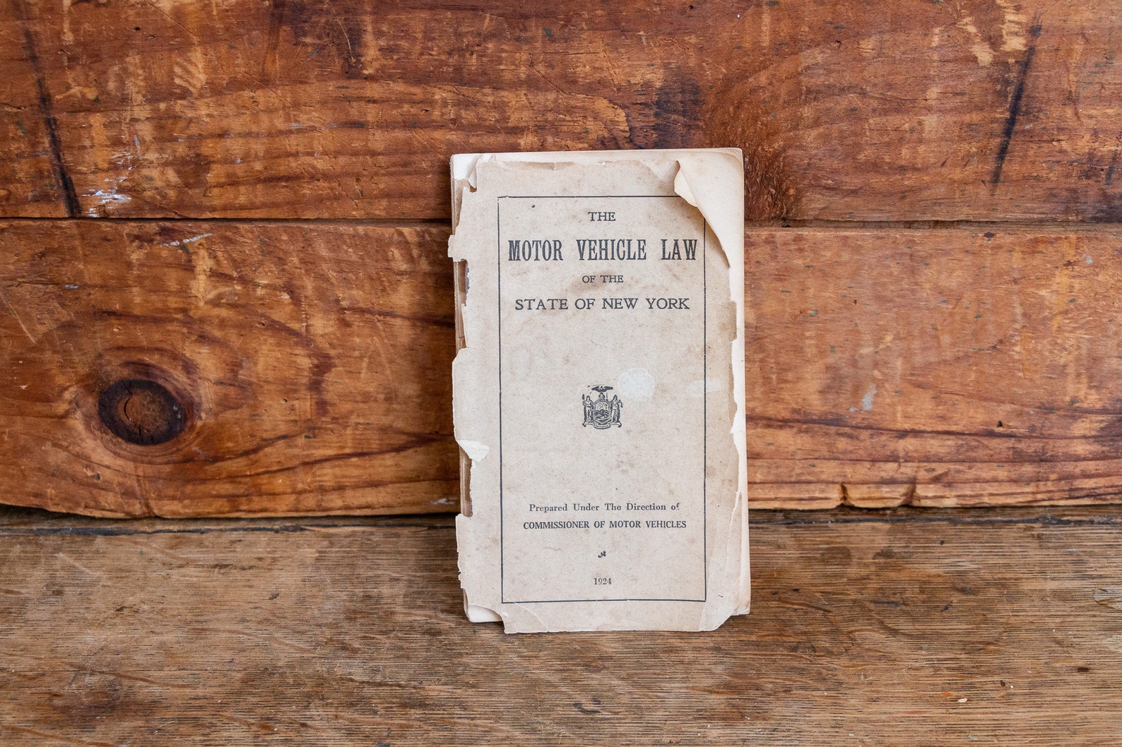 1924 New York Motor Vehicle Law Booklet Vintage Car Automobile | Etsy