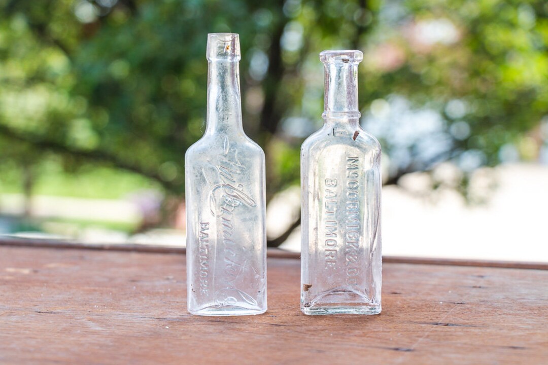 Mccormick and Co. Vintage Medicine and Poison Bottles From Baltimore - Etsy