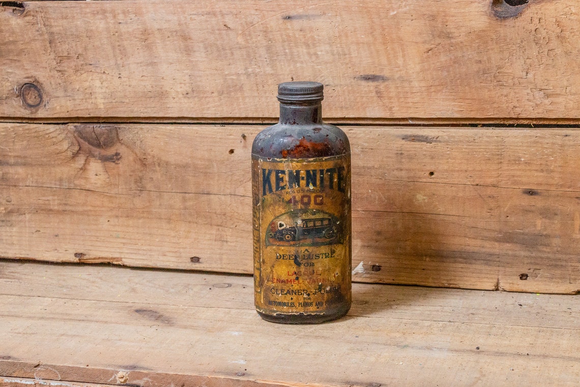 Kennite Auto Varnish Bottle Vintage Gas and Oil Collectible Etsy