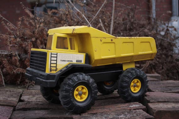 Tonka Turbo diesel Mighty Dump Truck Vintage Toy Etsy UK