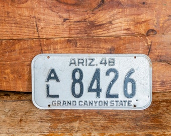 Arizona 1948 Grand Canyon State License Plate Vintage Wall Hanging Decor