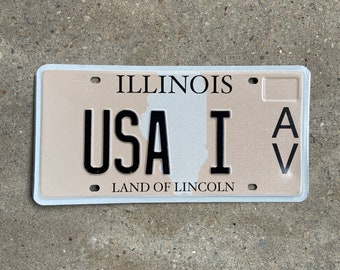 2005 Illinois License Plate Vanity USA I 1 America US Antique Auto United States