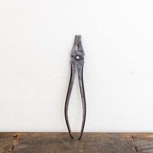 Industrial Pliers Vintage Metal Tool