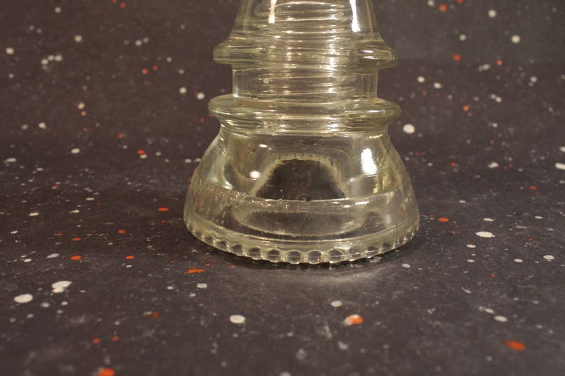 Clear Hemingray 42 Glass Insulator Vintage Decor Collectable Etsy
