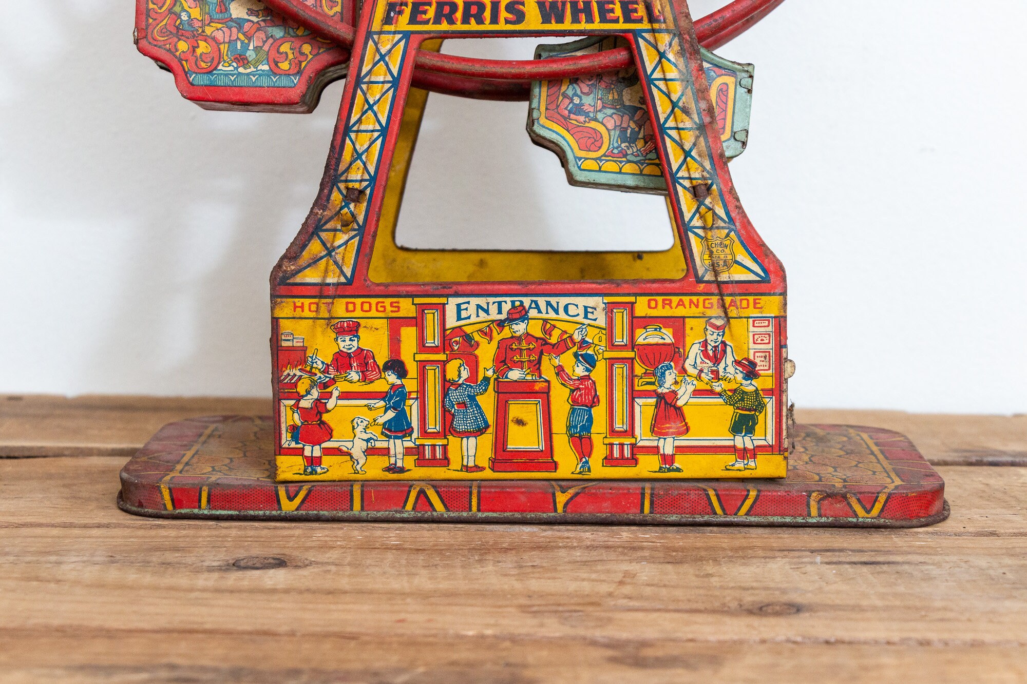 Hercules Ferris Wheel Toy Vintage Chein Tin Litho Windup - Etsy Hercules Ferris Wheel Toy Vintage Chein Tin Litho Windup - Etsy