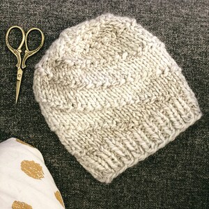 KNITTING PATTERN Swirling Pearl Beanie Digital Download DIY Knitting Hat Instructions image 10