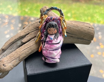 DeGrazia Collectable Ornament, Native America Collectable Christmas , American Indian Kids Ornaments,