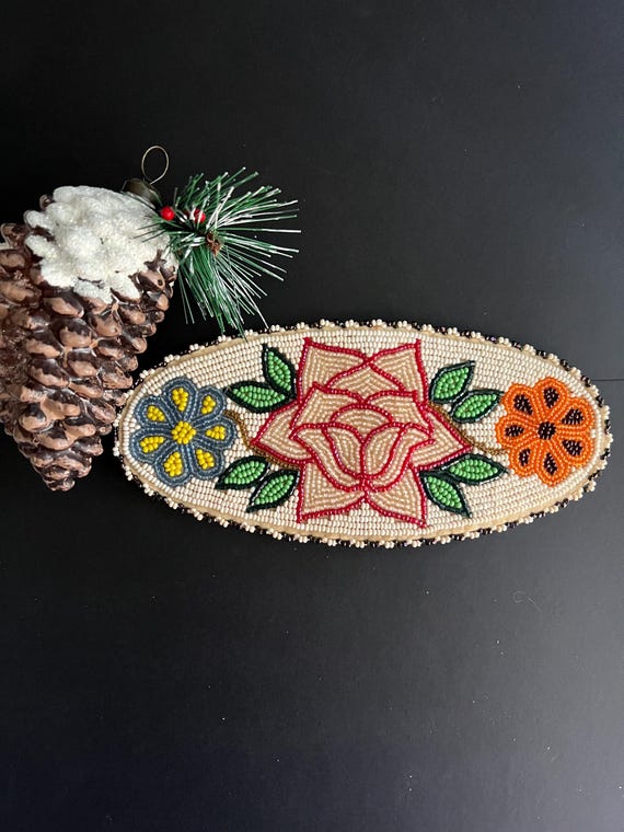 Native American Regalia, PowWow Accessories, Handbeaded Vintage Belt, Beaded Armband, Necklace, Collectable Heirloom.