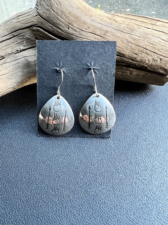 Native America Indian jewelry, Navajo Earrings, Je