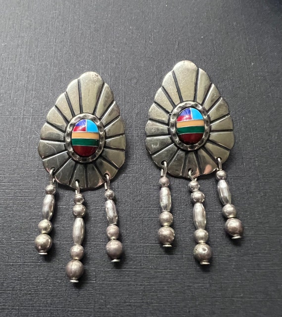 Native America Indian Jewelry,Navajo Earrings,Indi