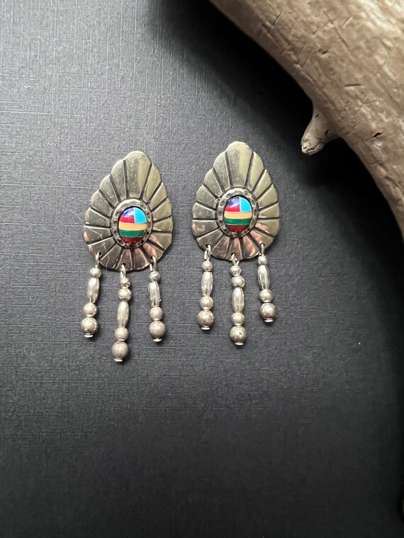Native America Indian Jewelry,Navajo Earrings,Ind… - image 3