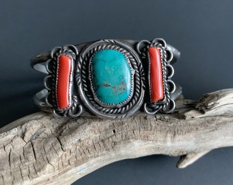 Special Order for CECELIA, Do Not purchase if you aren't her ! Vintage Navajo Bracelet,American Indian Jewelry,Turquoise