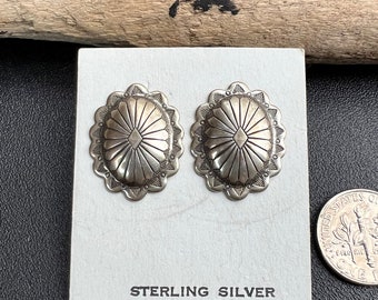 Native America Indian Jewelry, Vintage Concho Earrings, Navajo Jewelry, Concho Earrings, Concho Jewelry, American Indian Jewelry.