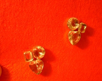 Crystal Pierced Earrings