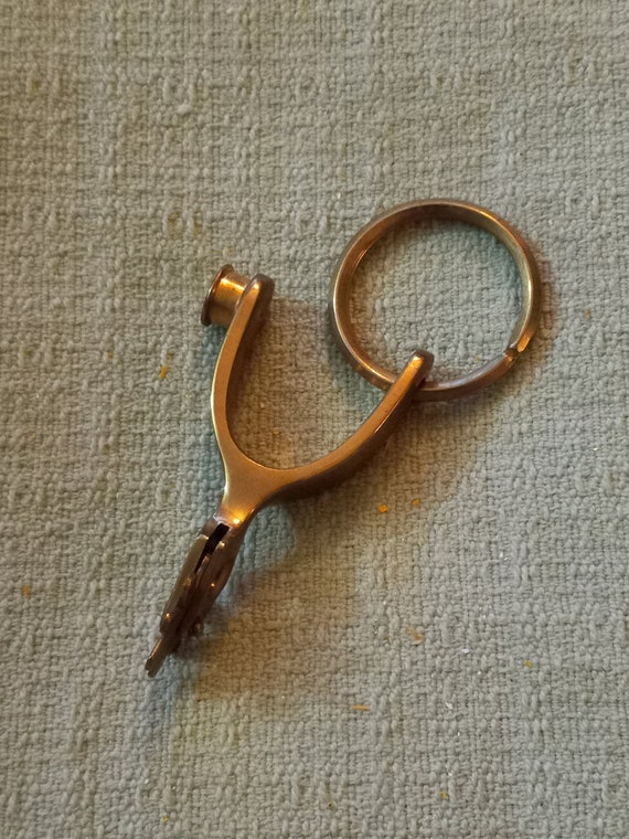 Miniature Sper Keyring Solid Brass