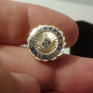 Mason So. Dakota 50 year pin