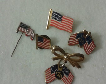 American flag pins