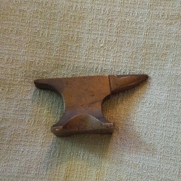 Anvil Single Horn Miniature solid Brass