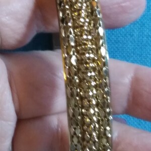 Gold tone Bangle Bracelet
