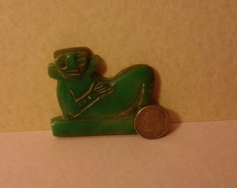 Jade man hand carved very old