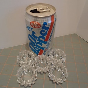 Five Vintage Cut Crystal Salts