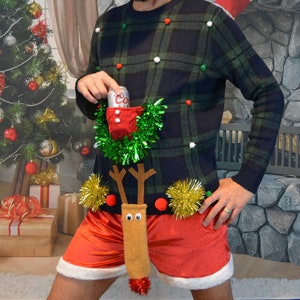 Ugly sweater with boob cut out online
