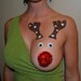 Damian Levy reviewed Sexy Ugly Christmas Sweater Pastie, Christmas in july, Rudolf, Burlesque, Sexy, Reindeer, pasties, shirt not included, jumper, breast, boob