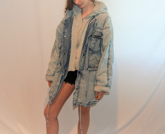 sweatshirt jean jacket womens