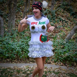 Small, Ugly Christmas Sweater Dress, 69% Angel, Light Up, Sexy, Party Sweater, Beer, Drink Holder, Contest Winner, Angel Wings, Boobs - Etsy Small, Ugly Christmas Sweater Dress, 69% Angel, Light Up, Sexy, Party Sweater, Beer, Drink Holder, Contest Winner, Angel Wings, Boobs - Etsy