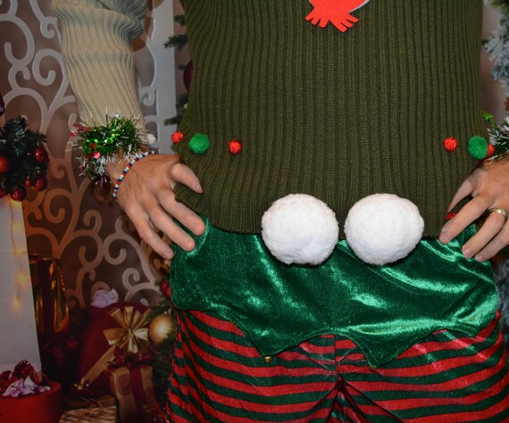 Snowballs deep ugly shop christmas sweater