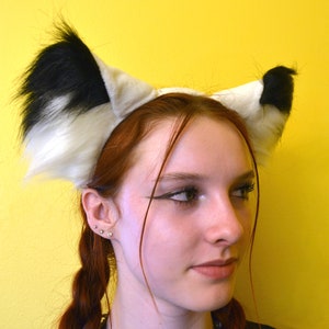 cat ear headband, wolf, cosplay, fur, 3d cat, women, adults, kitty, cat, costume, halloween, furry