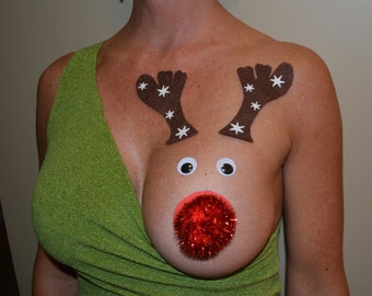 christmas jumper with boobs