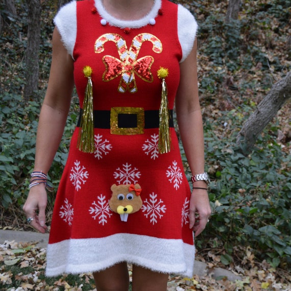 christmas sweater dress ugly