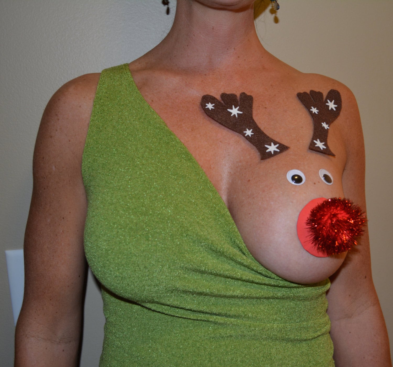 Sexy Ugly Christmas Sweater Pastie, Reindeer Boob, Rudolf, Women or Men,  Burlesque, Reindeer, Pasties, Shirt Not Included, Breast, Boob -  Canada