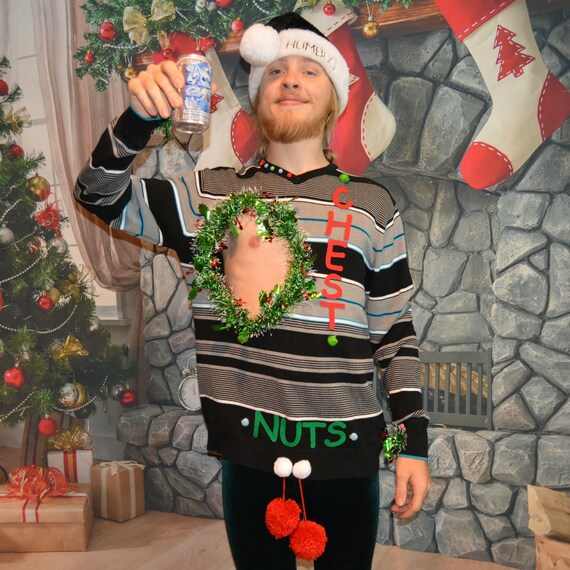 christmas balls sweater