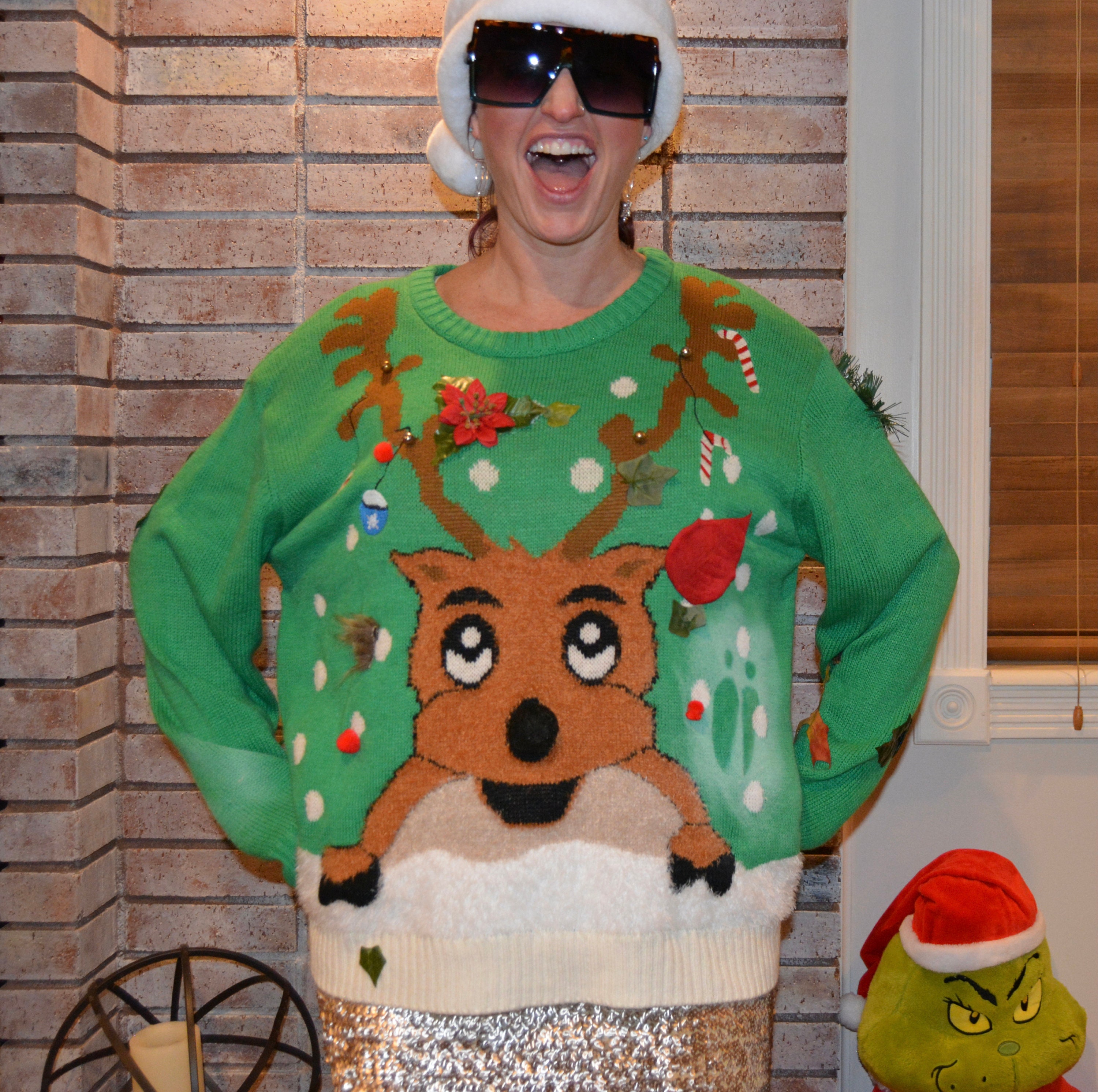 Grandma Trazyn finished knitting my ugly Christmas sweater : r/Necrontyr