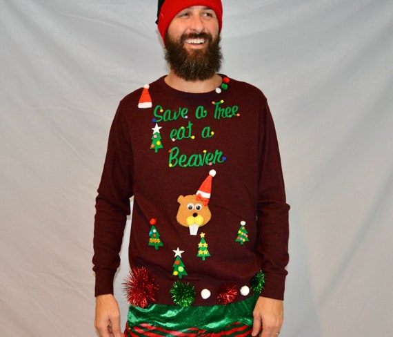 Mens ugly cheap christmas jumper