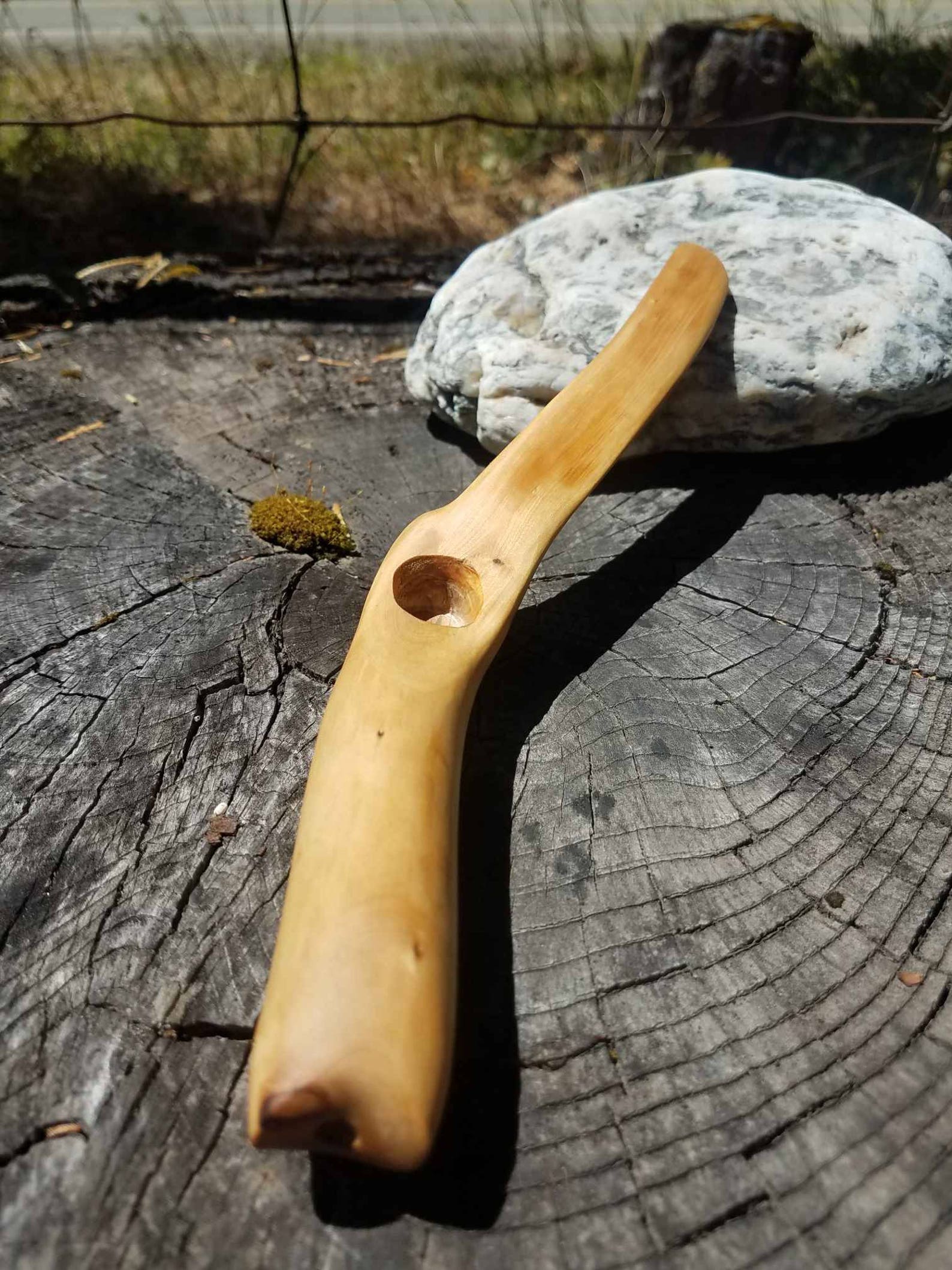 Applewood KnifeBlade Pipe Etsy