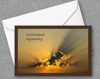 Sympathy Card, Printable Sympathy Card,Instant Download, Bereavement Card, Condolences Card,  Loss of Loved One, Grief, Loss