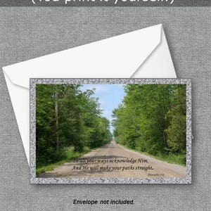 Tarjeta de felicitación cristiana, tarjeta de versículo bíblico, tarjeta de aliento, descarga instantánea, tarjeta de felicitación inspiradora imprimible, mensaje edificante