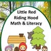Little Red Riding Hood Kindergarten Math Literacy Cut and Paste ...