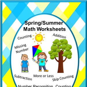 Spring Summer Math Worksheets Distance Learning Digital ...