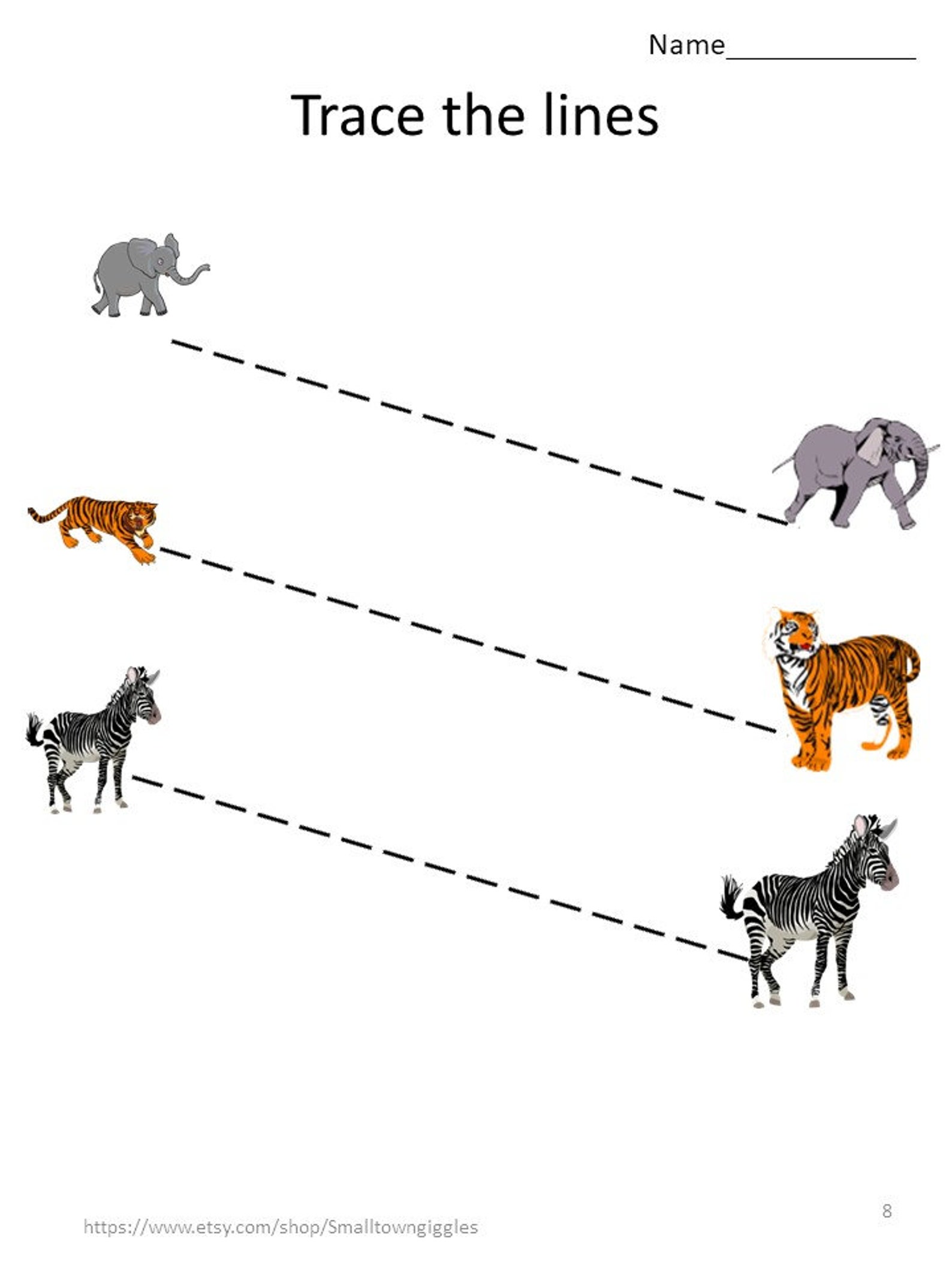 Tracing Worksheets, Fine Motor Skill Activities,sorting Everyday